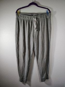 Tommy Hilfiger Mens Pajama Pants Gray Lounge Joggers Sweatpants Medium