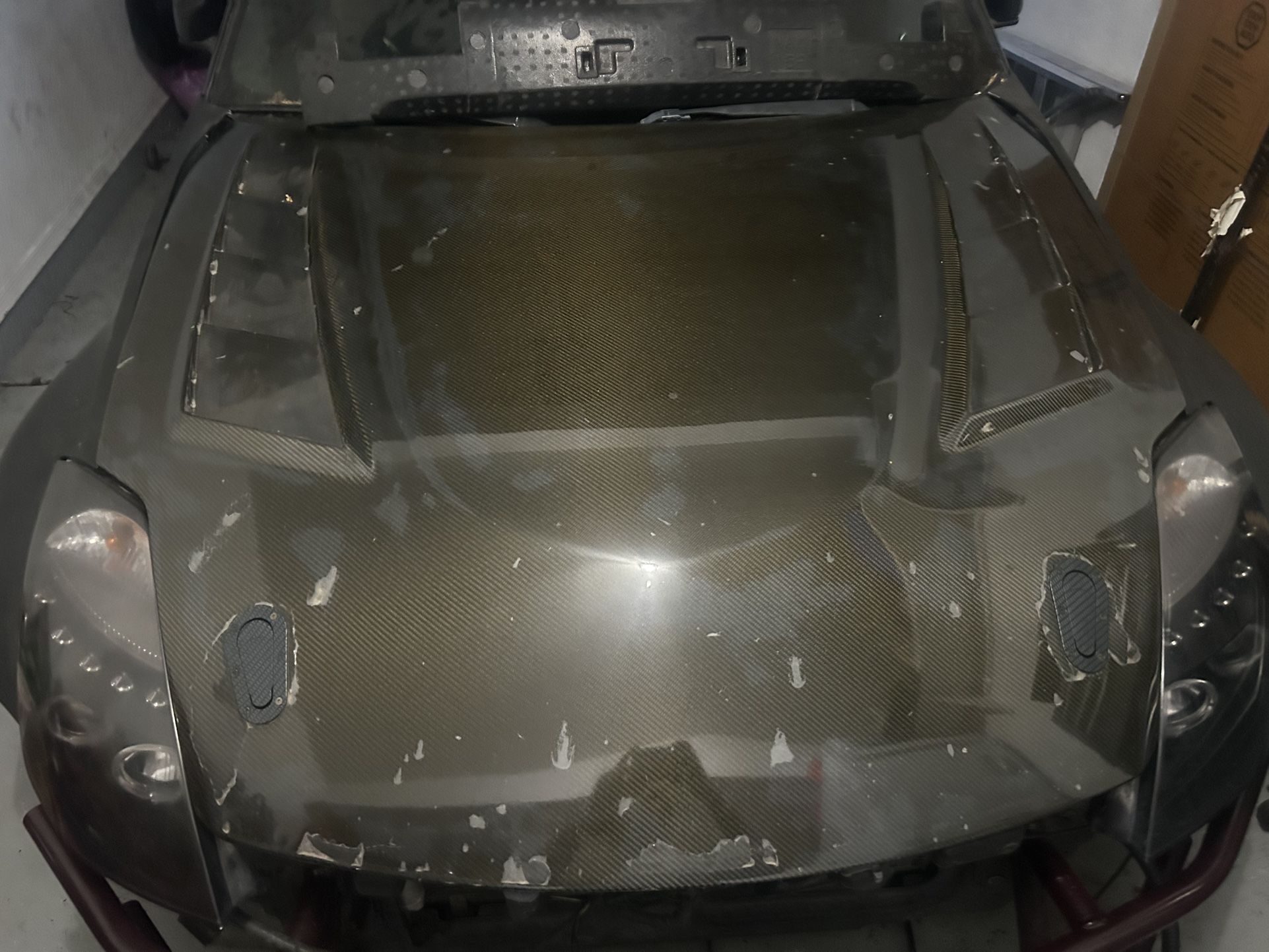 350z Vis Carbon Hood