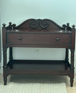 Ralph Lauren Nightstand Table Wood