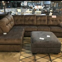 Accrington Earth LAF Sectional & Couch Sofa 