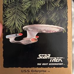 USS Enterprise Star Trek The Next Generation Ornament
