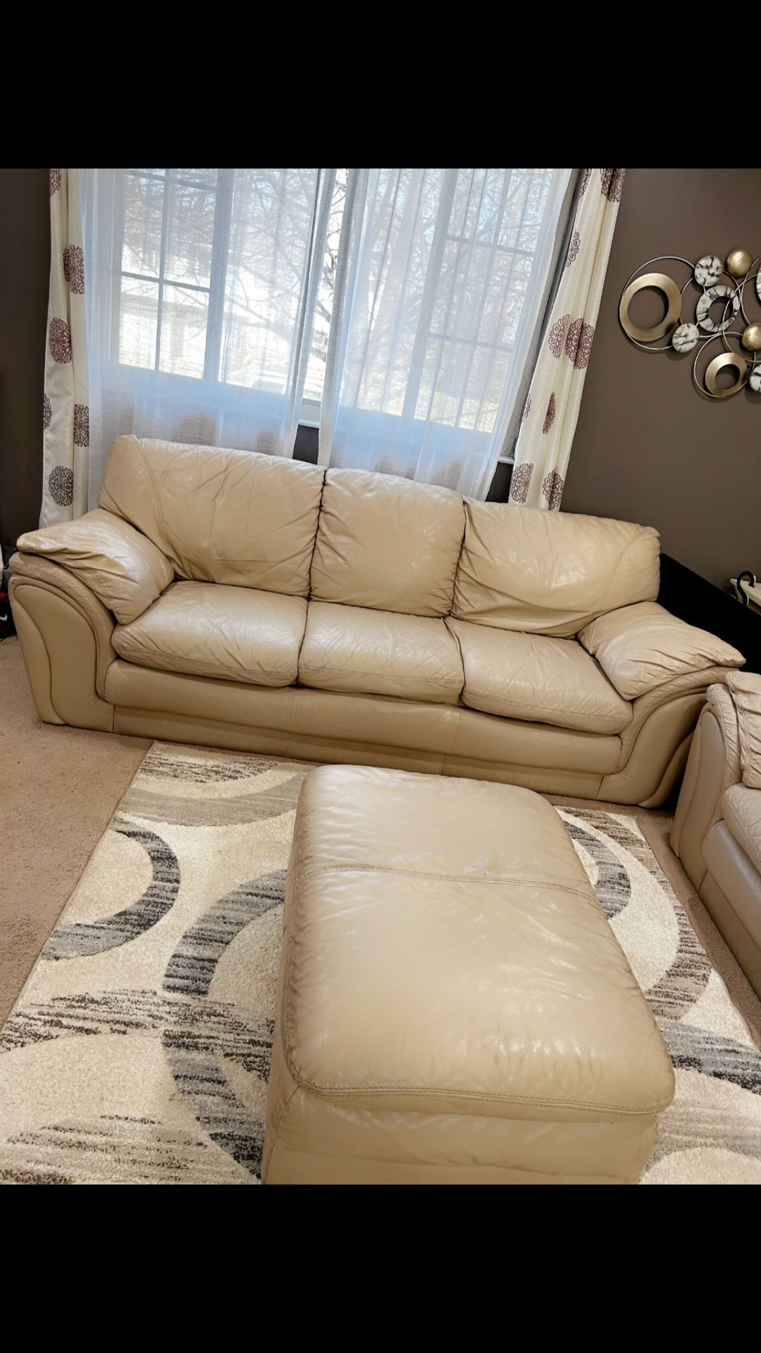 Tan Leathers 4 Piece Set