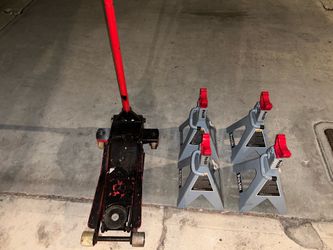 Pittsburgh 3 ton car Jack. pro lift 6 ton stands