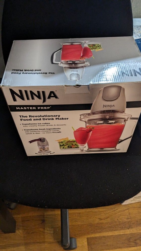 Ninja Storm Food Processor Blender Master Bowl 450W Motor Power Pod with Total Crushing Technology BPA-Free Pitcher