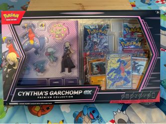 Sealed Pokemon Cards -> Cynthia’s Garchomp EX Premium Collection Box