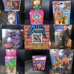 Horror Toys Just In At Mechaa-Market Section At Mantiques In Fremont Niles     Priced individually & to sell  37671 Niles Blvd Fremont Ca. 94536  Open