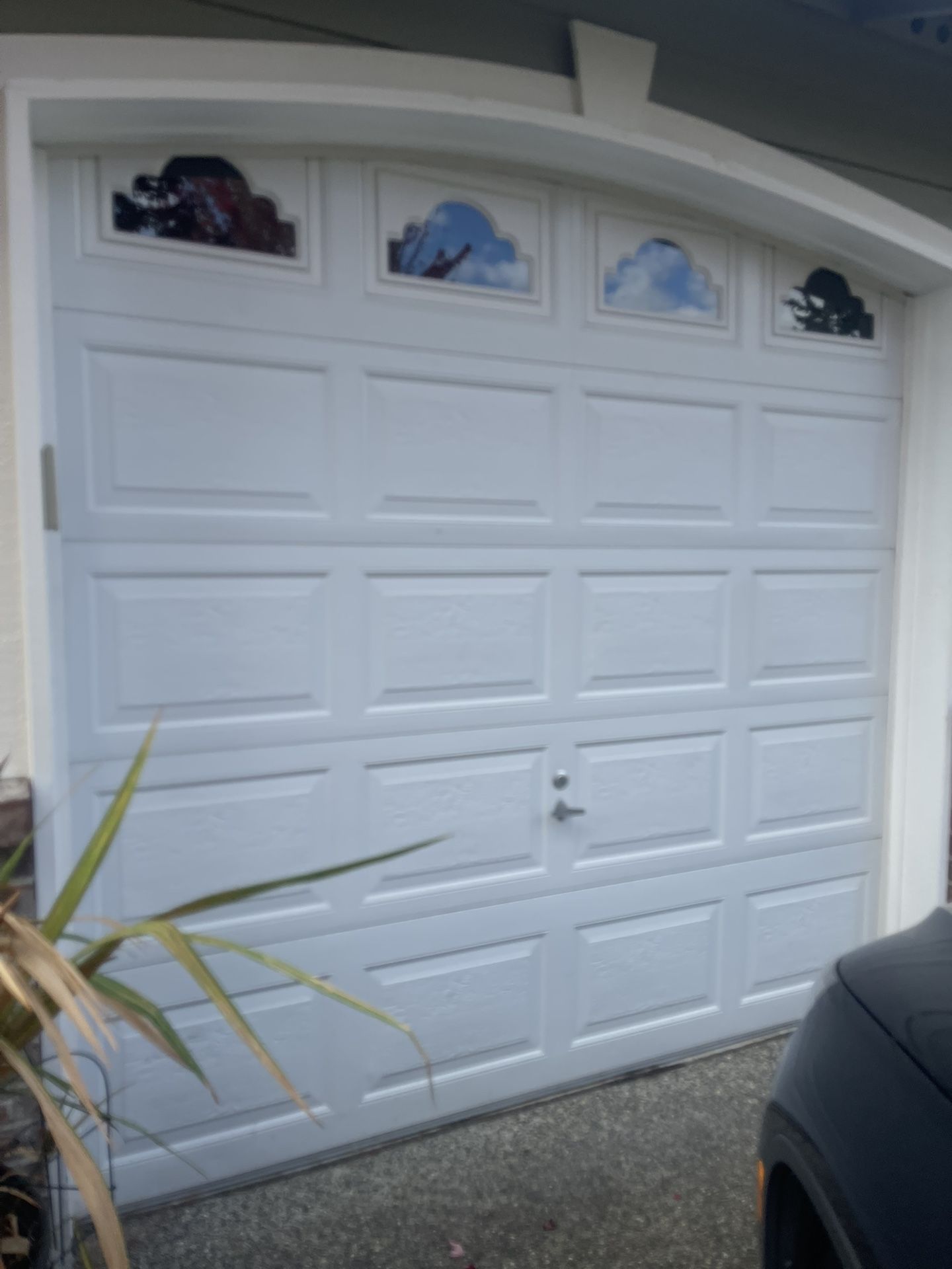 1 - 8x8 Garage With Door 5 Panels And Windows . Sections Only !