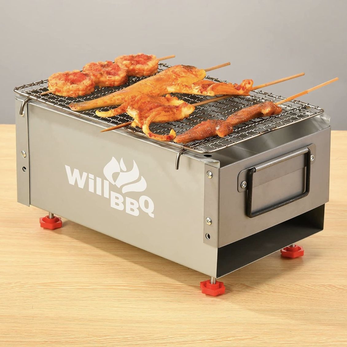 WillBBQ charcoal grill 