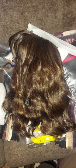 Synthetic Wavy Wig With Bang