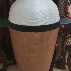 Beautiful Big Vase HandMade  In Paint 