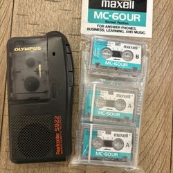 Olympus Microcassette Recorder