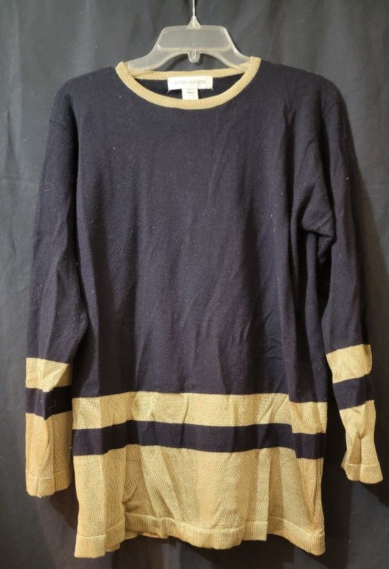 Jones New York Long Sleeve Blouse (Size Medium)