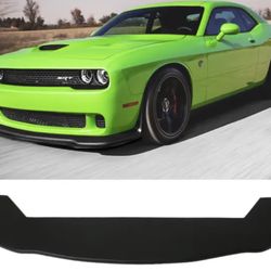Fits 15-23 Dodge Challenger SRT Hellcat Front Bumper Lip Spoiler Unpainted PP
