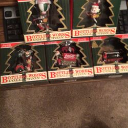 1996 Coca Cola Bottling Works Collection. Set of 5 in original boxes NE Garland