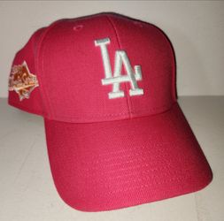 LA DODGERS PINK SNAPBACK CAP/HAT