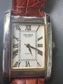 Helbros retro classic tonneau watch 25 mm