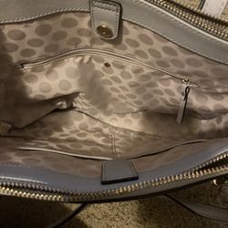 Large Silver Kate Spade Purse 