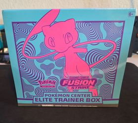 Fusion Strike Pokemon Center  Elite Trainer Box  PC ETB Sealed