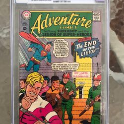 ADVENTURE COMICS #359 CGC 9.4 — O/W TO WHITE PAGES! JIM SHOOTER CURT SWAN