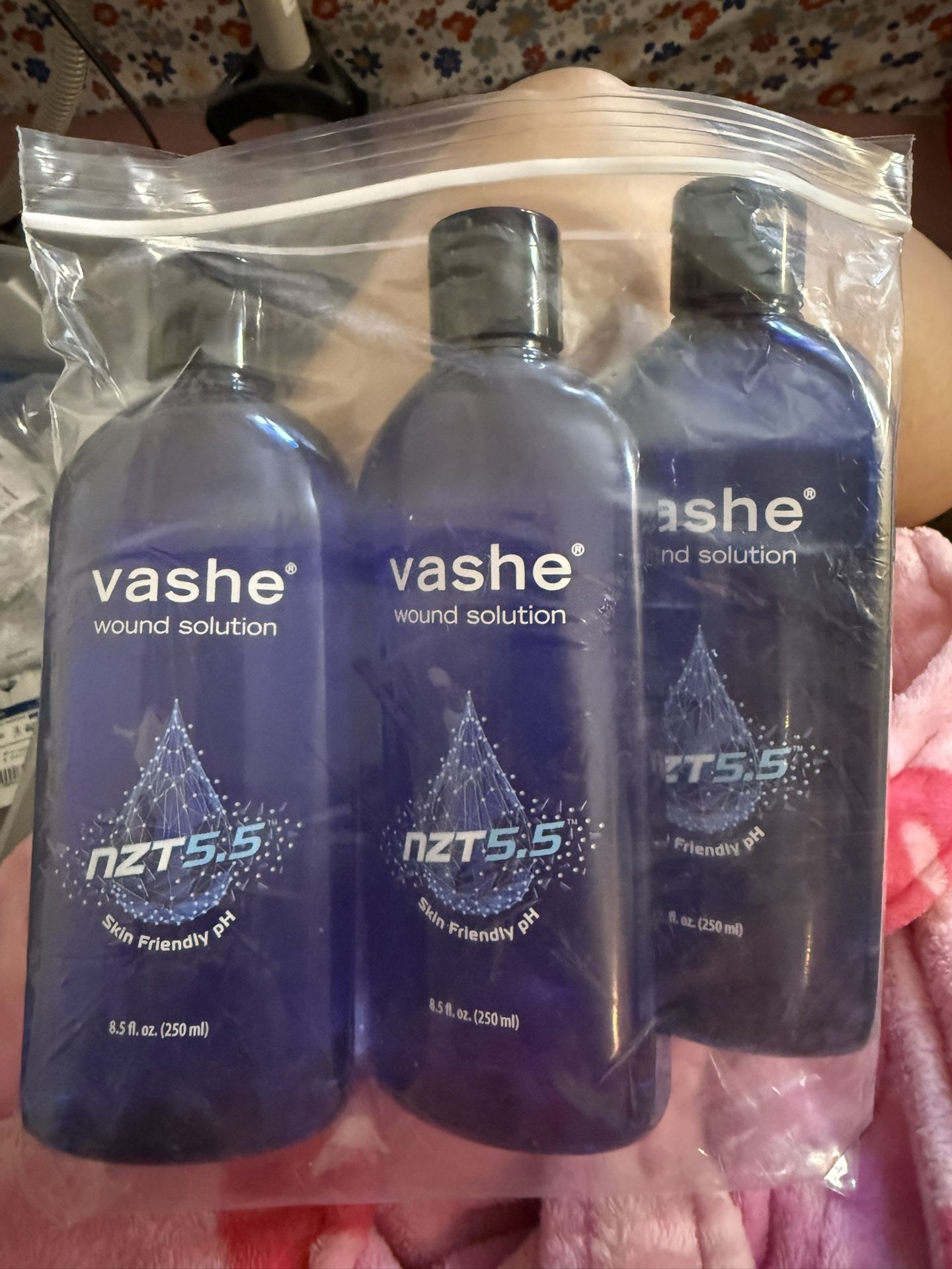 Vashe Wound Solution Skin Friendly NEW 8.5oz Lot