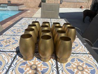 Gold Glass Vases