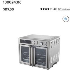 Farberware Brand 25L 6-Slice Toaster Oven with Air Fry, French Door, FW12-  for Sale in Santa Ana, CA - OfferUp