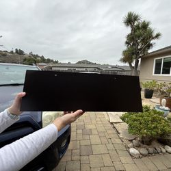 2 Dark brown Shelves 