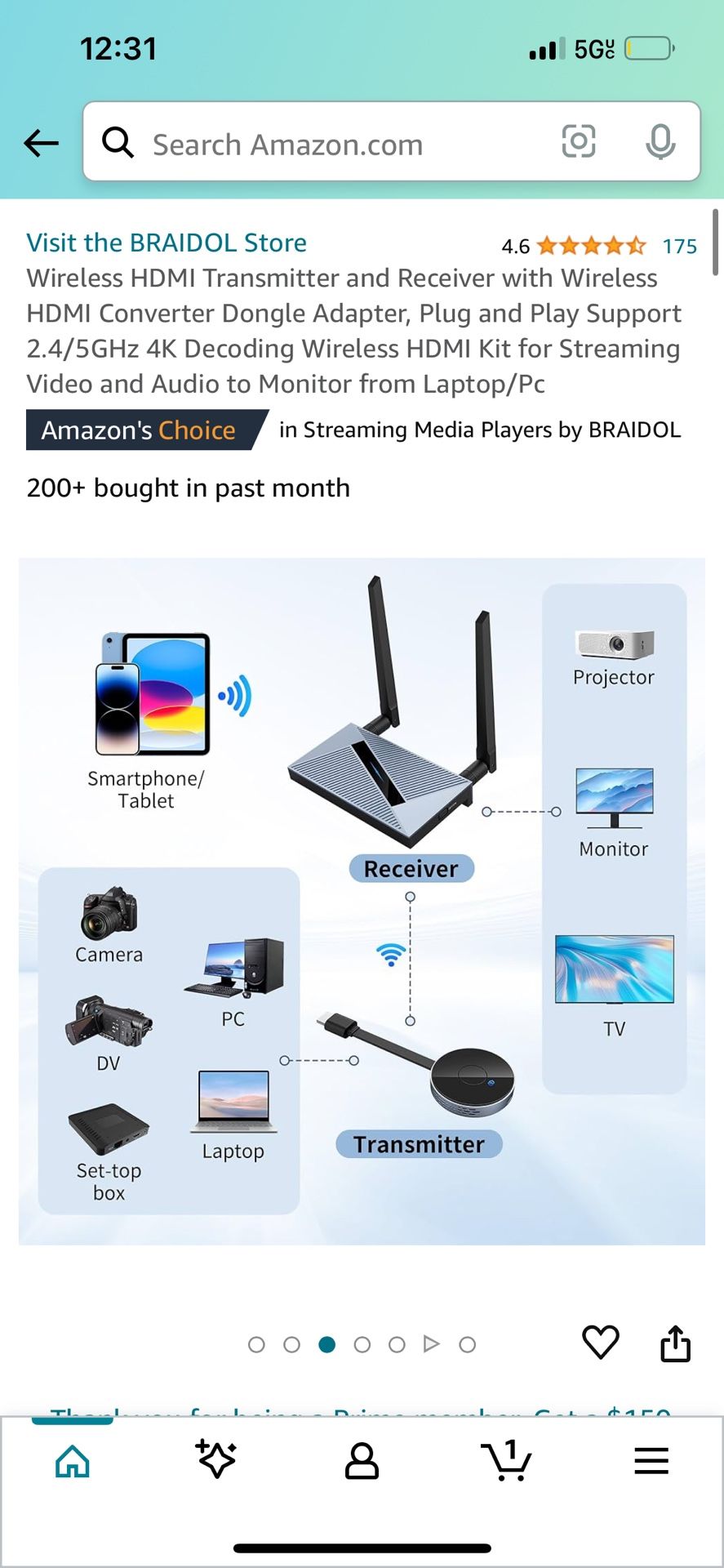 Brand New Wireless HD Adapter
