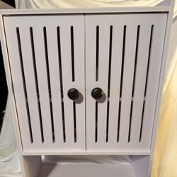 NEW Assembled 4-Tier White Bathroom Wall Cabinet – Upgraded Hardware! 
