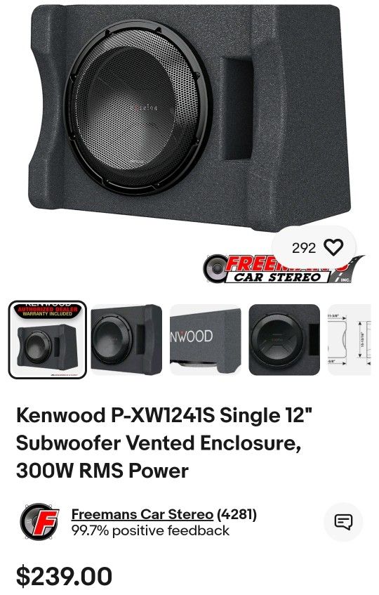 Kenwood Subwoofer