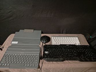 Bluetooth Keyboard Bundle – ZAGG + Apple Keyboard + Mouse + Mic