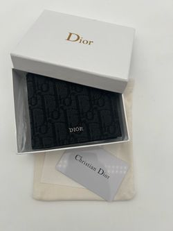 Black Dior Wallet W/Box & Dustbag