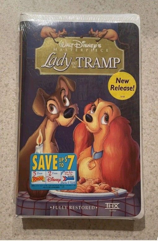Disney's Lady And the Tramp VHS