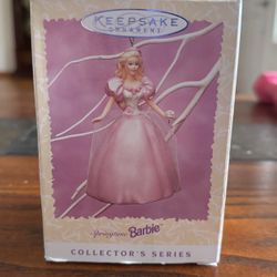 1996 Hallmark Easter collection Barbie Ornament In Original Box 