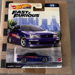 Hot Wheels Premium Fast & Furious 1999 Nissan Maxima HKD23-9796