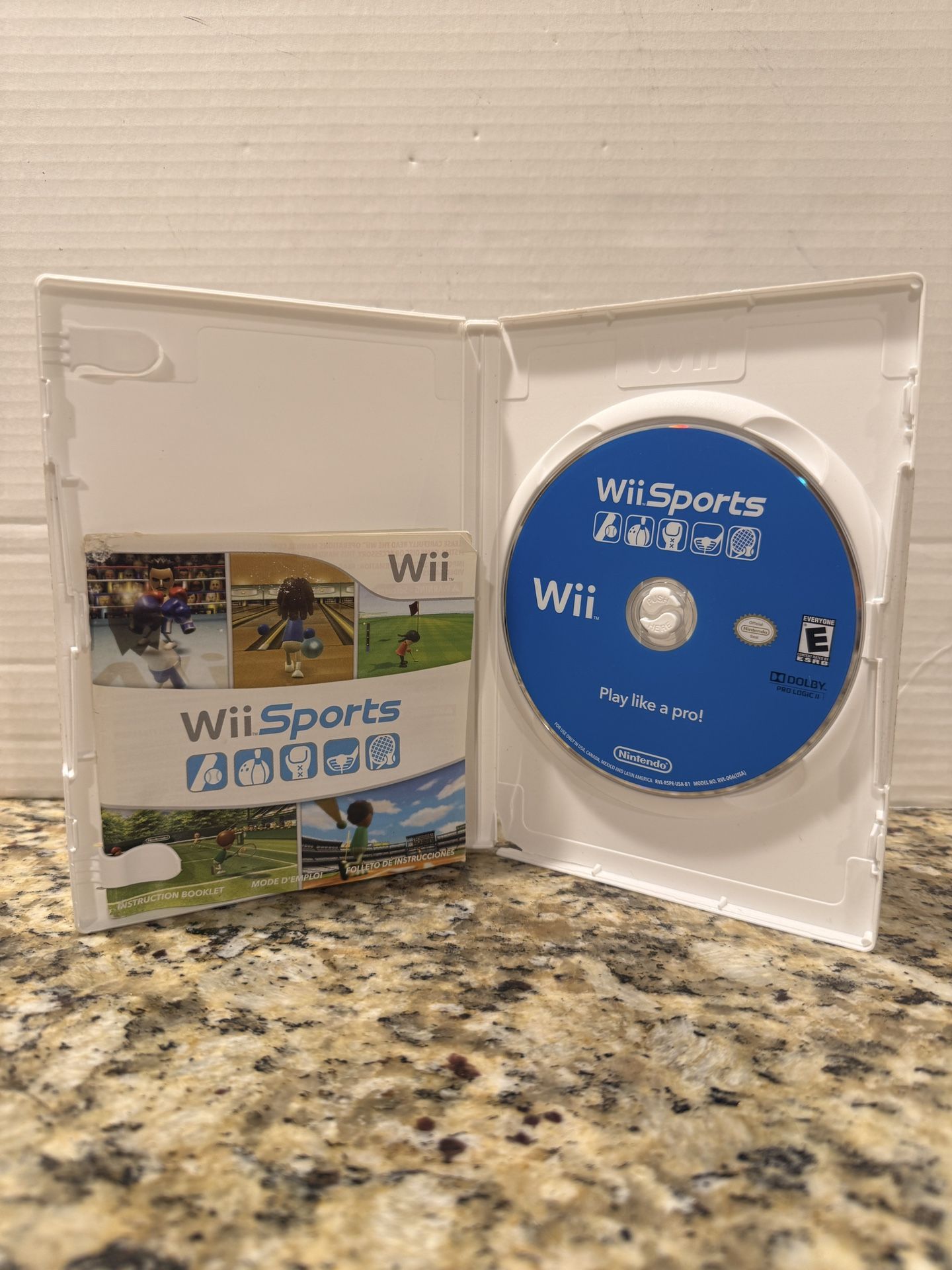 Wii Sports Nintendo Disc & Instruction Manual - Tested and Works!