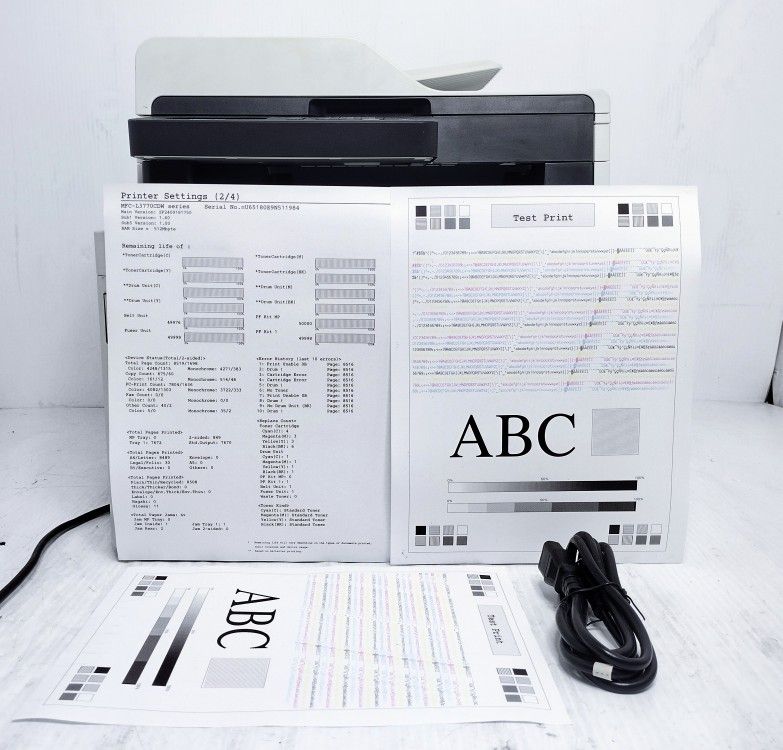 Brother MFC L3770CDW Color Laser All In One Printer Page Count 8519 Only