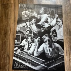 Watching the Wheels Holographic John Lennon Studio Poster