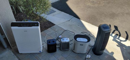 Garage Sale Air Purifier and Ceramic Heater Set