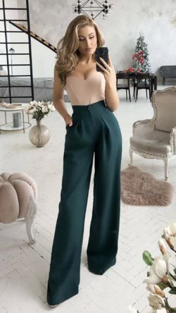 High Waisted Palazzo Pant