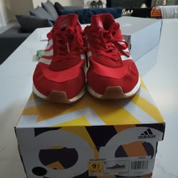 Adidas Iniki Boost Runner Red Size 9.5 Replacement Box 9/10 