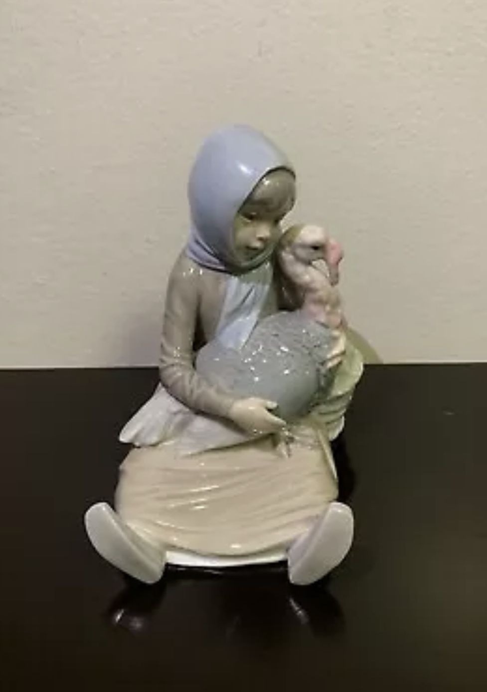 Lladro "Girl With Turkey" Figurine, MINT