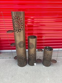 Pillar Candle Holder ,3 Piece Set