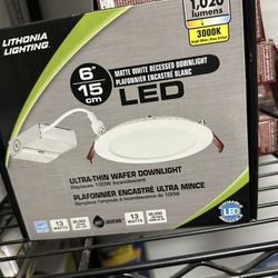 Juno LED Recessed Lights 6 Inch Round Wafer Downlight