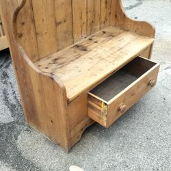 Banquito De Madera Solida