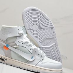 Jordan 1 High Off White White 47