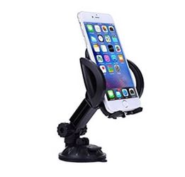 Car Mount, Mobile Phone Car Mount for iphone 6 Plus Samsung Galaxy s6 Cell Phone with 180 Degree Adjustable Arm(Black). Condition is New.