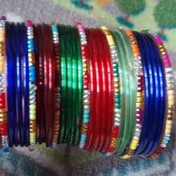 Glass Bangles Set Size 2.10
