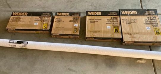 300 LB OLYMPIC WEIGHT SET WITH BAR