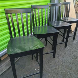 (4) Coaster fine furniture 150231blk chairs